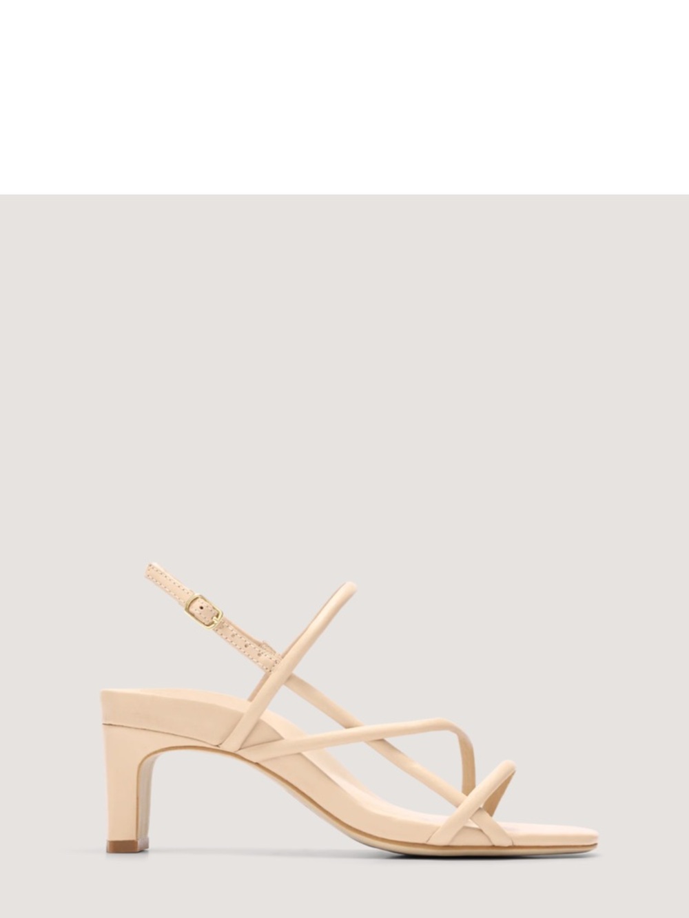 Bared Footwear Neutral Strappy Mid heel Sandal - Towhee